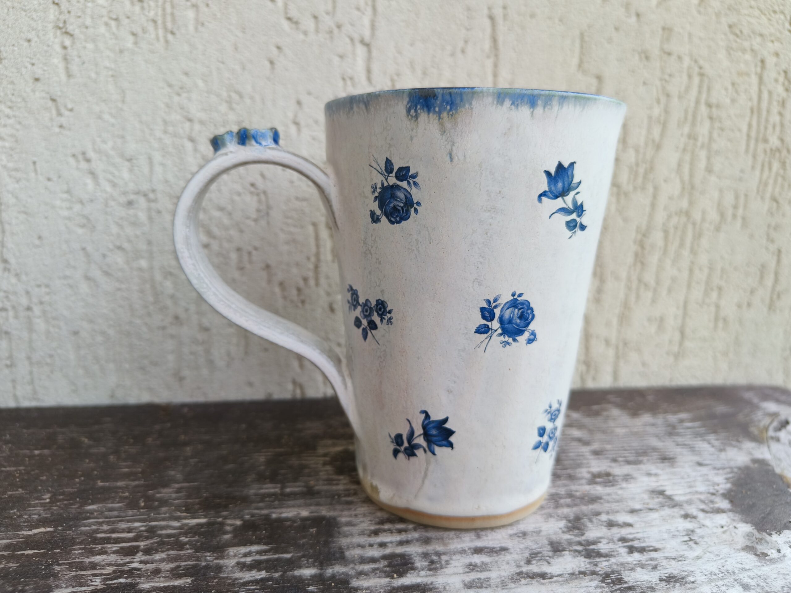 Sinine lillekestega tass - Image 9