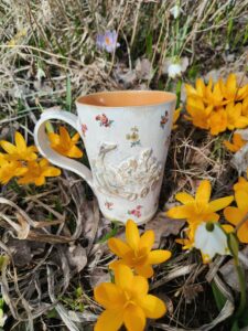 Hane ja lillevankri tass