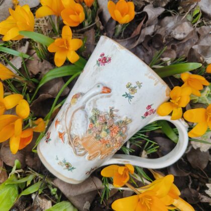 Hane ja lillevankri tass