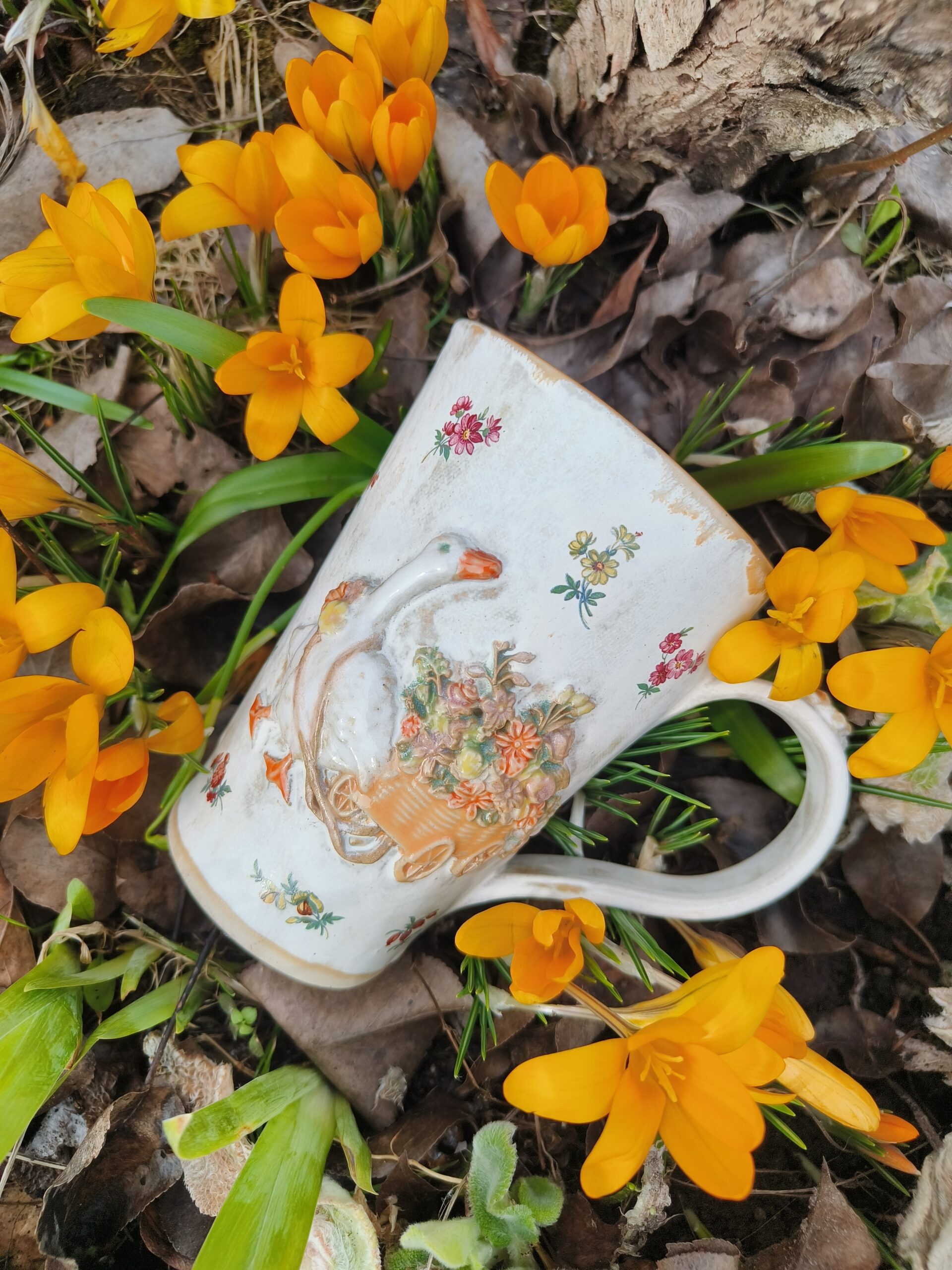 Hane ja lillevankri tass