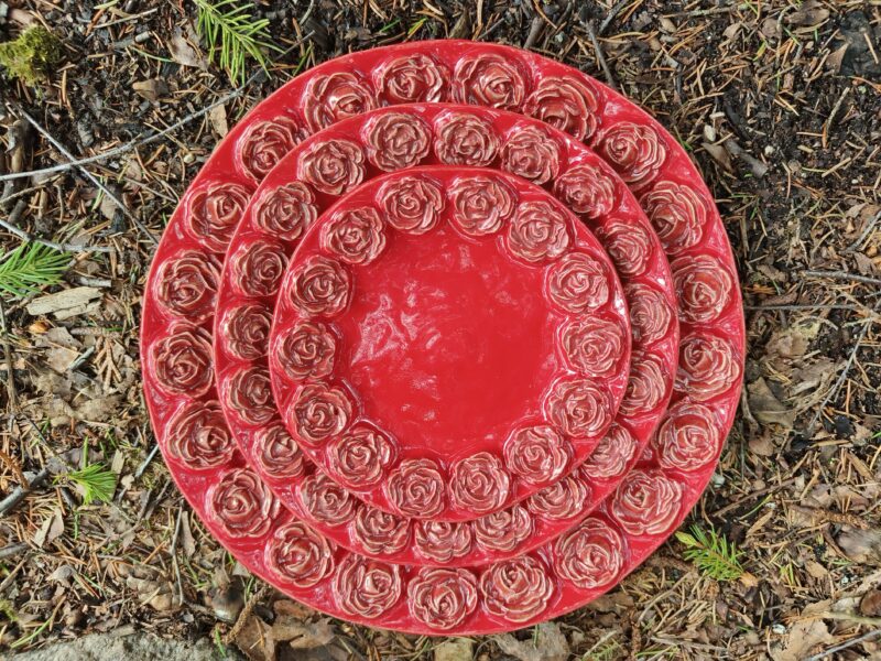 Punased roositaldrikud - Image 8