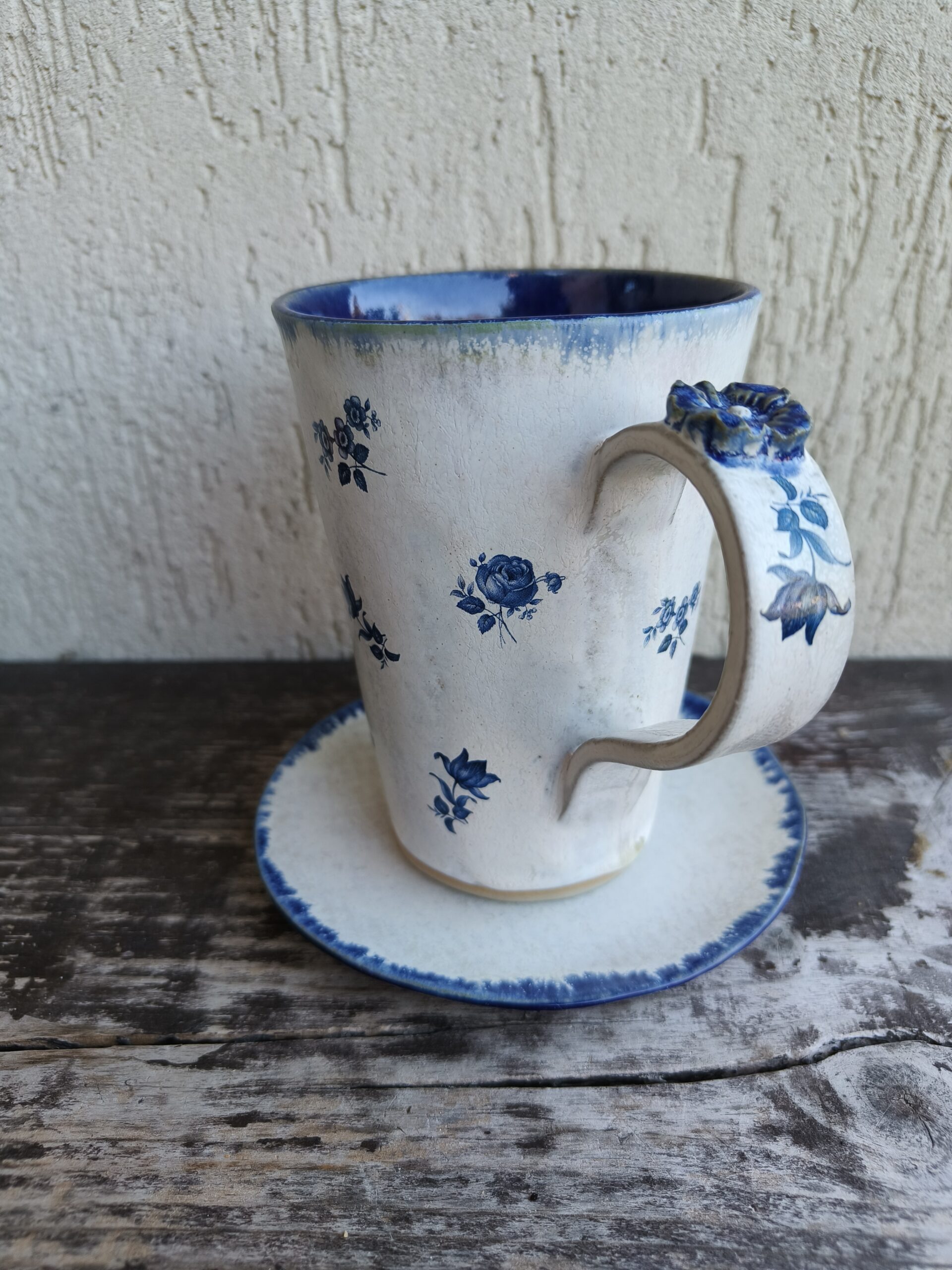 Sinine lillekestega tass - Image 14