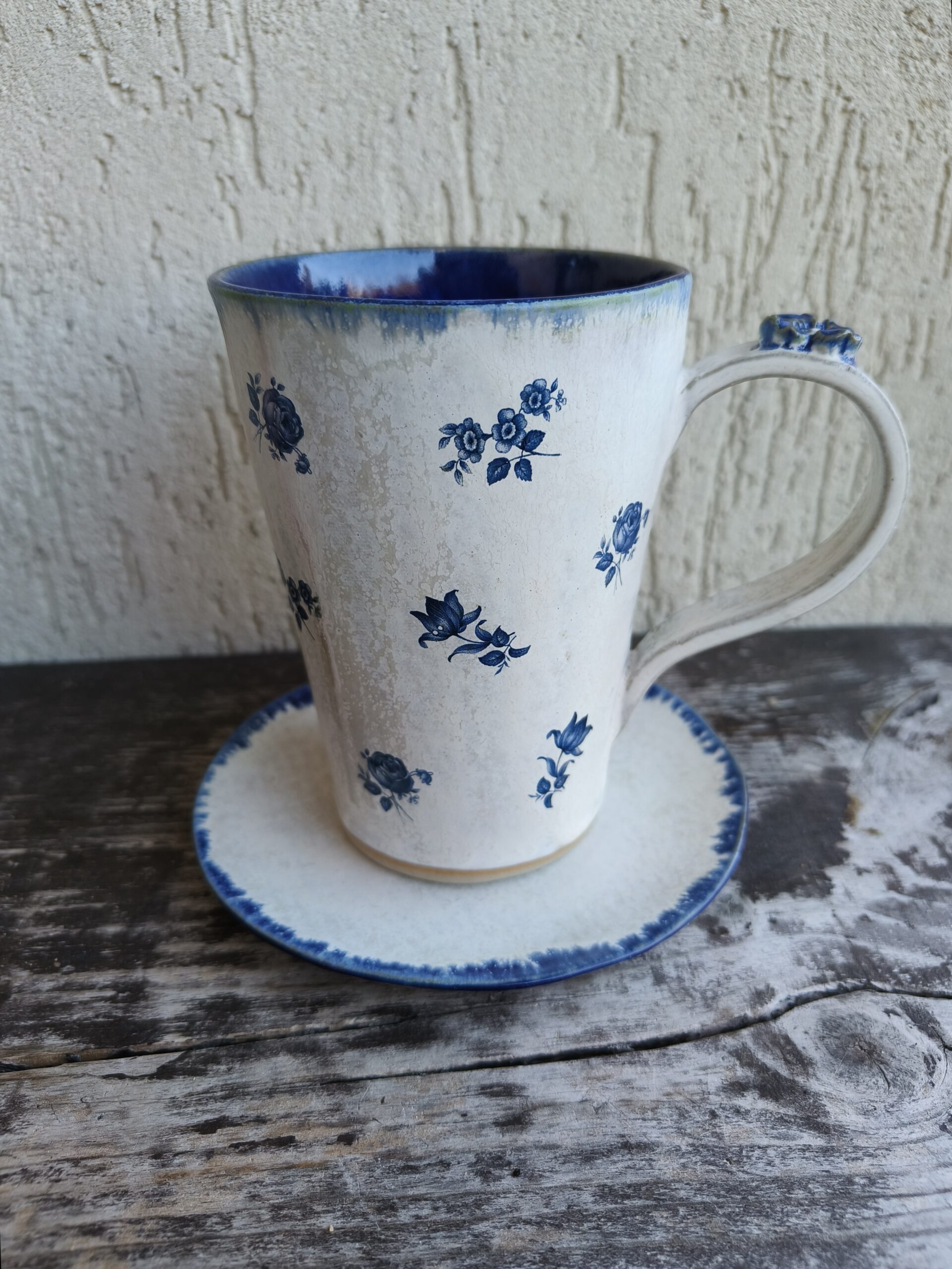 Sinine lillekestega tass - Image 13