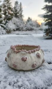 Pärliäärega kausid