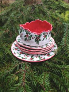 Jõulutaldrikud Ja kauss