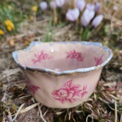 Roosade roosidega kauss